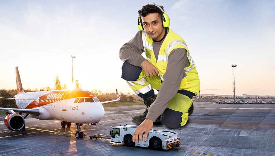 Arbeiten im Flughafen­umfeld bei der WISAG