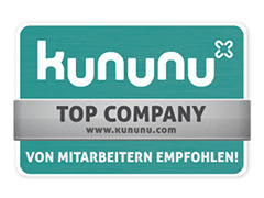 Von Mitarbeitern empfohlen, höchsten Gütesiegel von kununu